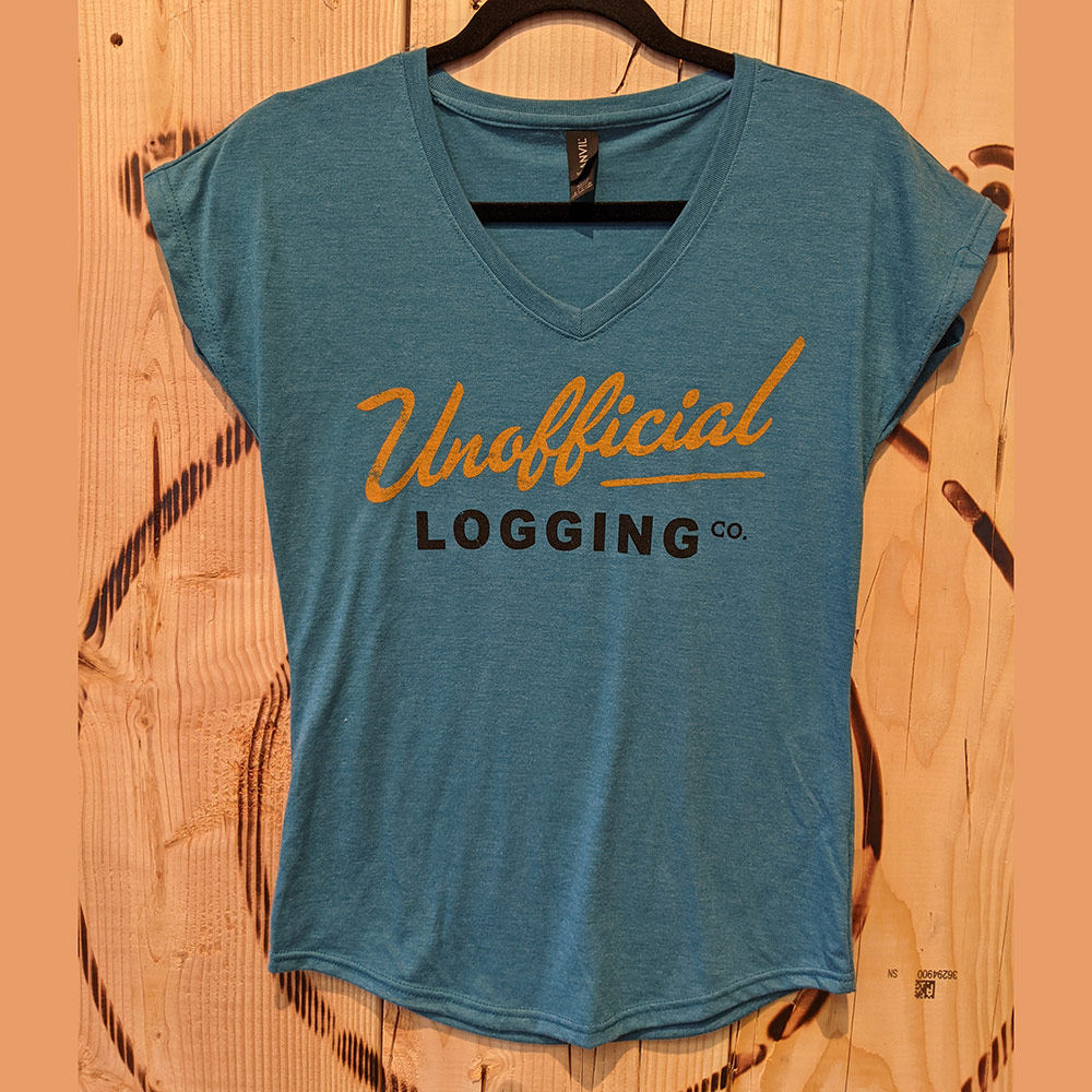 Tap Ritual sekvens T-Shirt – Unofficial Logging Co. Axe-Throwing Bend, Oregon